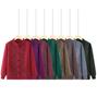 Round Neck Knitted Cardigan for Middle-Aged and Elderly Women - Grandma Style Sweater for Spring and Autumn