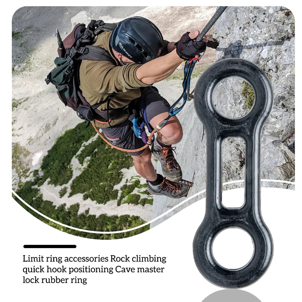 Safety Carabiner Professional Plastic Climbing Accessory Simple Solid Protective Buckle Rock Climb for Body Protecting