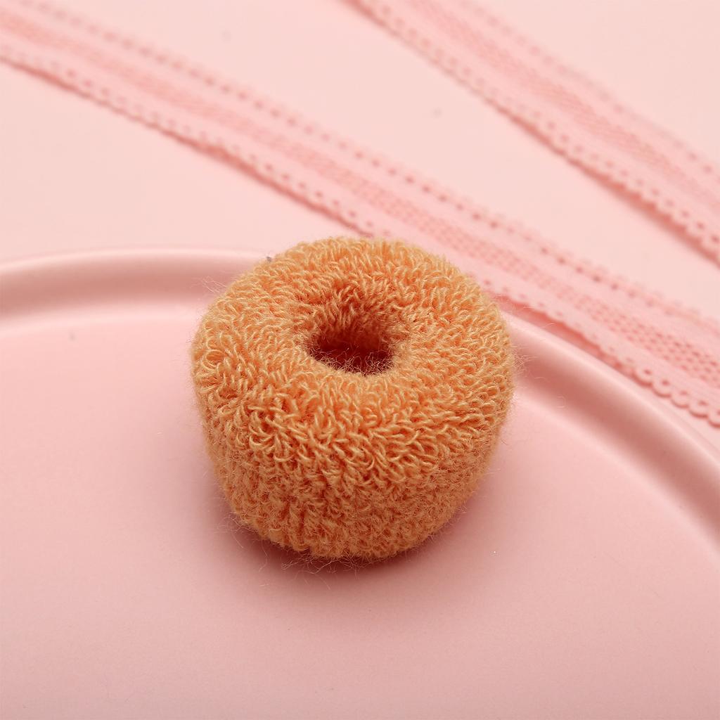 Pack Terry Cloth Cotton Elastic Stretchy Fuzzy Wide Thick Hair Ties Scrunchies  Ring Loop Hair Holder Hair Accessories for Women