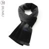 JIUMU Men's Winter Lamb Wool Knit Scarf