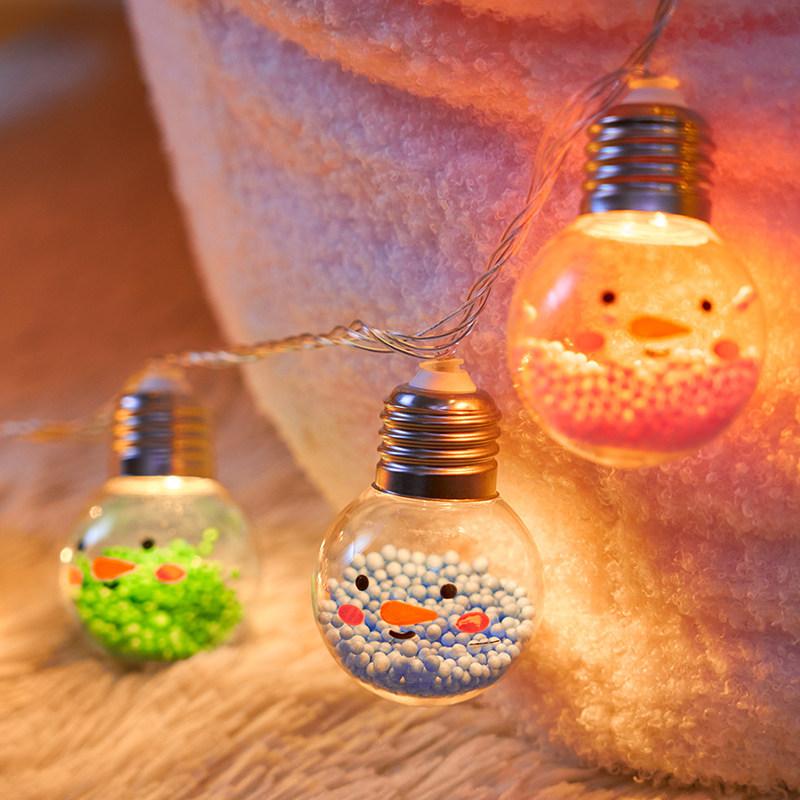 Christmas Led String Lights With Santa Snowman Reindeer For All Holiday Scenarios