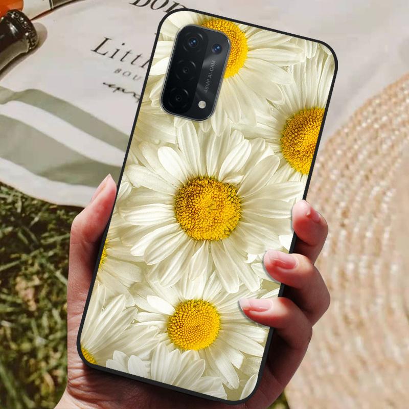 Für Oppo A54 5G Hülle Silikon Rückseite Handyhülle für Oppo A54 5G CPH2195 Hüllen Weiche Bumper Coque für OPPOA54 A 54 5G 6,5 Zoll