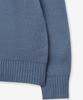 BLOND9 Slogan Round Knit Sweater_Alice Blue (Type B)