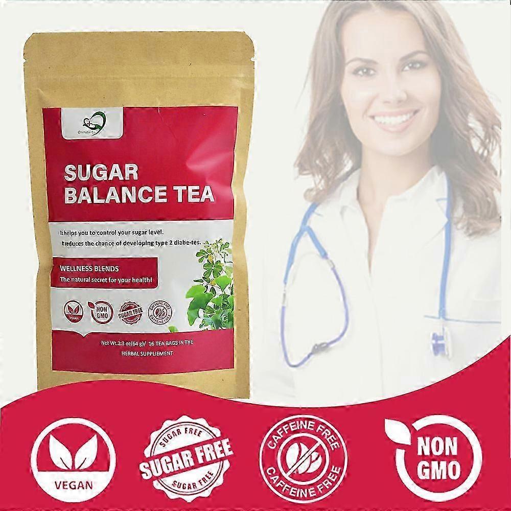 Herbal Tea Bags for Daily Health Care - Targets Hypertension & Blood Sugar Balance