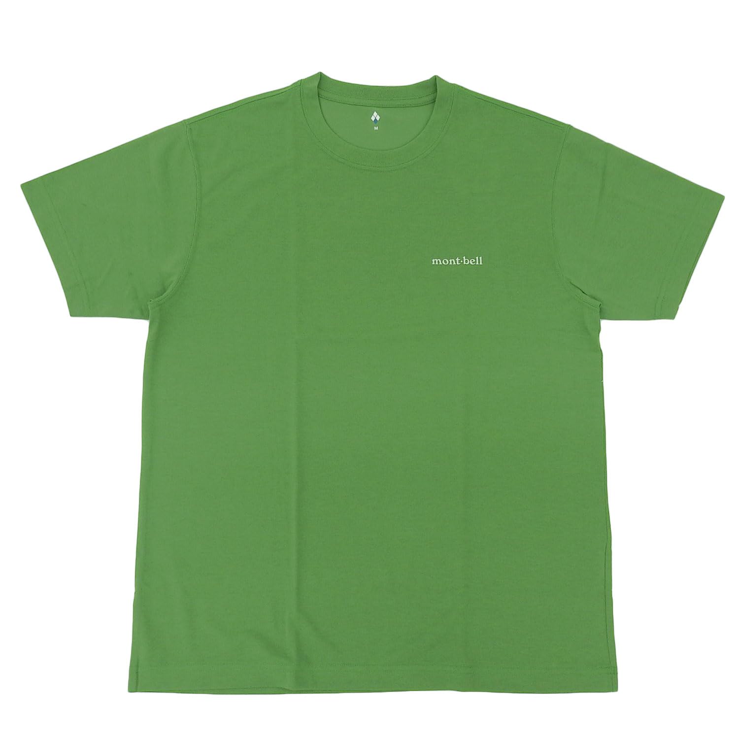 montbell wickron men s short sleeve t-shirt xs green