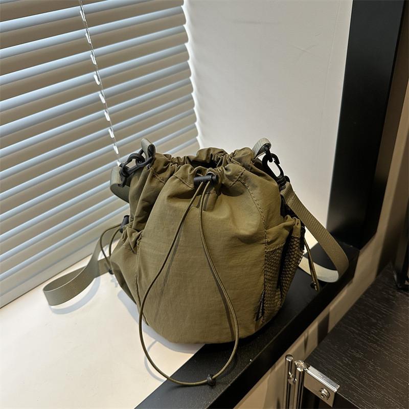 Water Bucket Bag With Drawstring For Casual Summer Daily Use