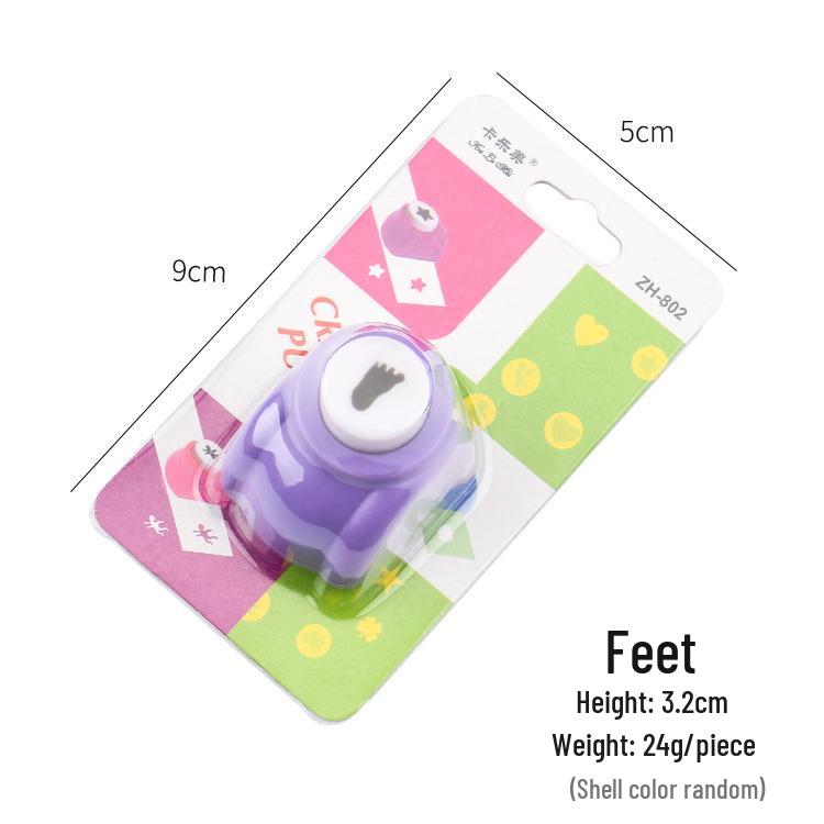 Kids' Easy-Use Embosser: Large DIY Punching & Printing Tool for Kindergarten Crafting