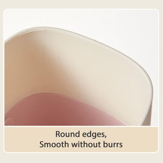 Cartoon Pen Holder Multifunctional Makeup Brush Holder Kitchen Storage Cup Cute Desk Organizer with Lid for Office Home