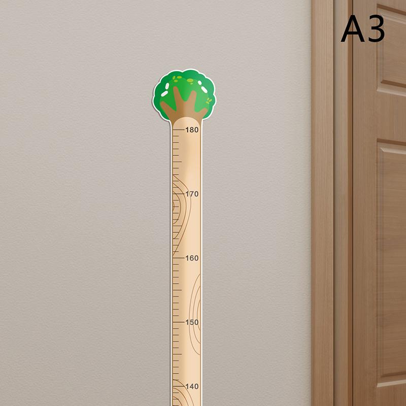 Cartoon Animals Height Measure Wall Sticker Dinosaur  For Kids Room Nursery Child Growth Ruler Growth Chart