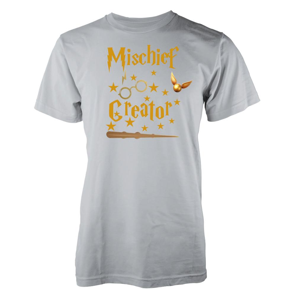 

Harry Potter Funny Fathers Day T-Shirt Mischief Creator Tee Adult Personalised M