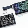 Keycaps traslucidi con stampa laterale a 74 tasti, profilo originale, tema Drago Cinese, Keycap retroilluminato per tastiere meccaniche