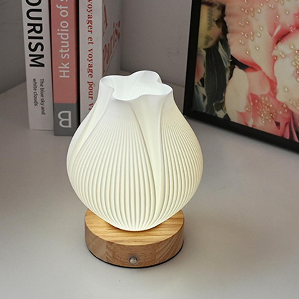 Lampă de masă mică reîncărcabilă modernă, simplă, de noptieră, decorare romantică, cameră de nuntă, lampă ambientală, lumini de noapte B&B