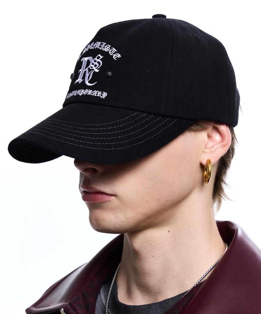 Aleseueseussi Logo Western Ball Cap - Black