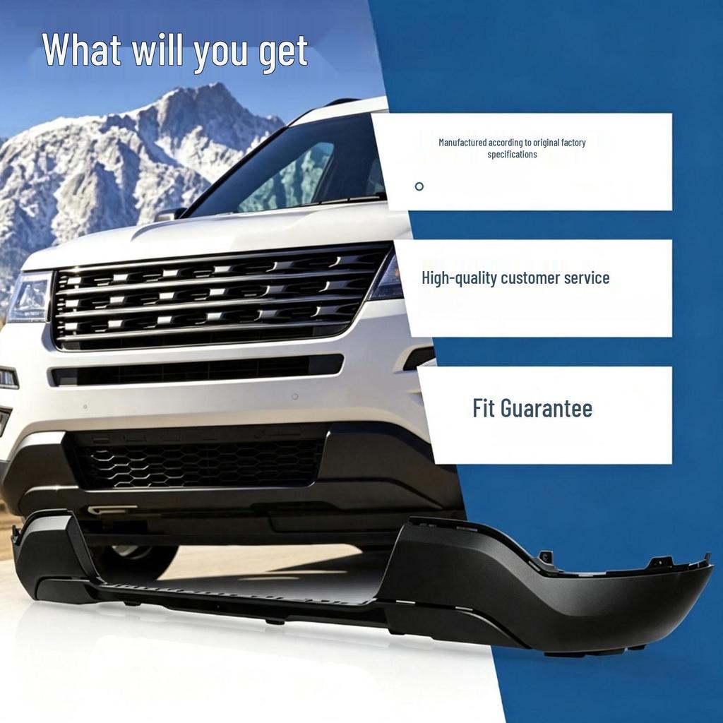 Front Bumper Lower Lip for Ford Explorer 2015-2017 - Original Style FB5Z-17626-BA