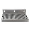 Modern Wall Mounted Nonrust Steel Draining Tray for Pubs and Kitchens with Delicate Design and Efficient Water Flows
