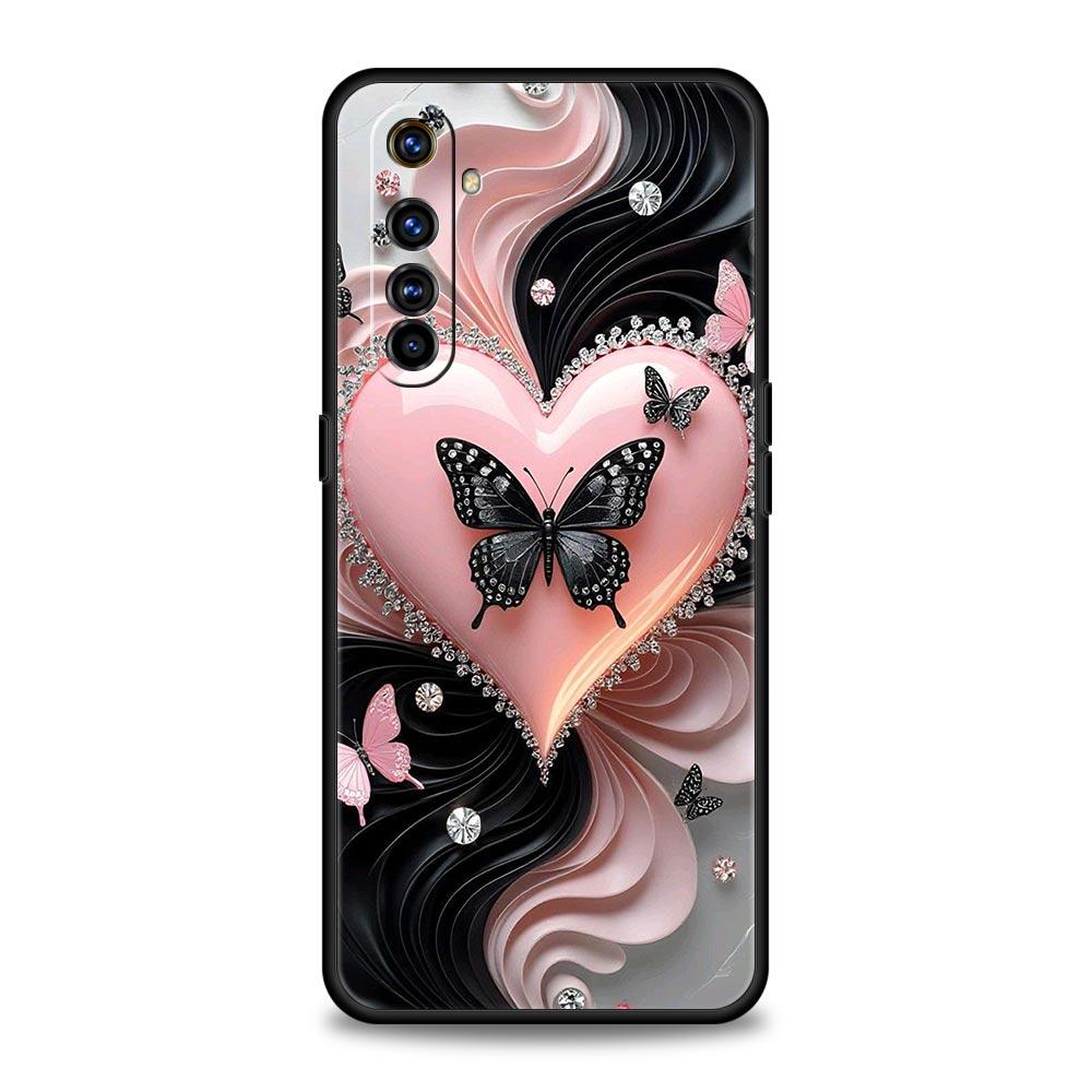 Colored Love Heart Printed Soft TPU For Realme 13 12 11 10 9 Pro Plus GT3 GT2 C21 C25 C35 C53 C55 C67 Pro 5G Phone Case Cover