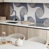 Ready To Install Vinyl Panel With Decorative Print 120X60 Cm Abstract Mosaic Pattern