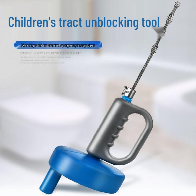 Hand-Crank Drain Clog Remover Tool
