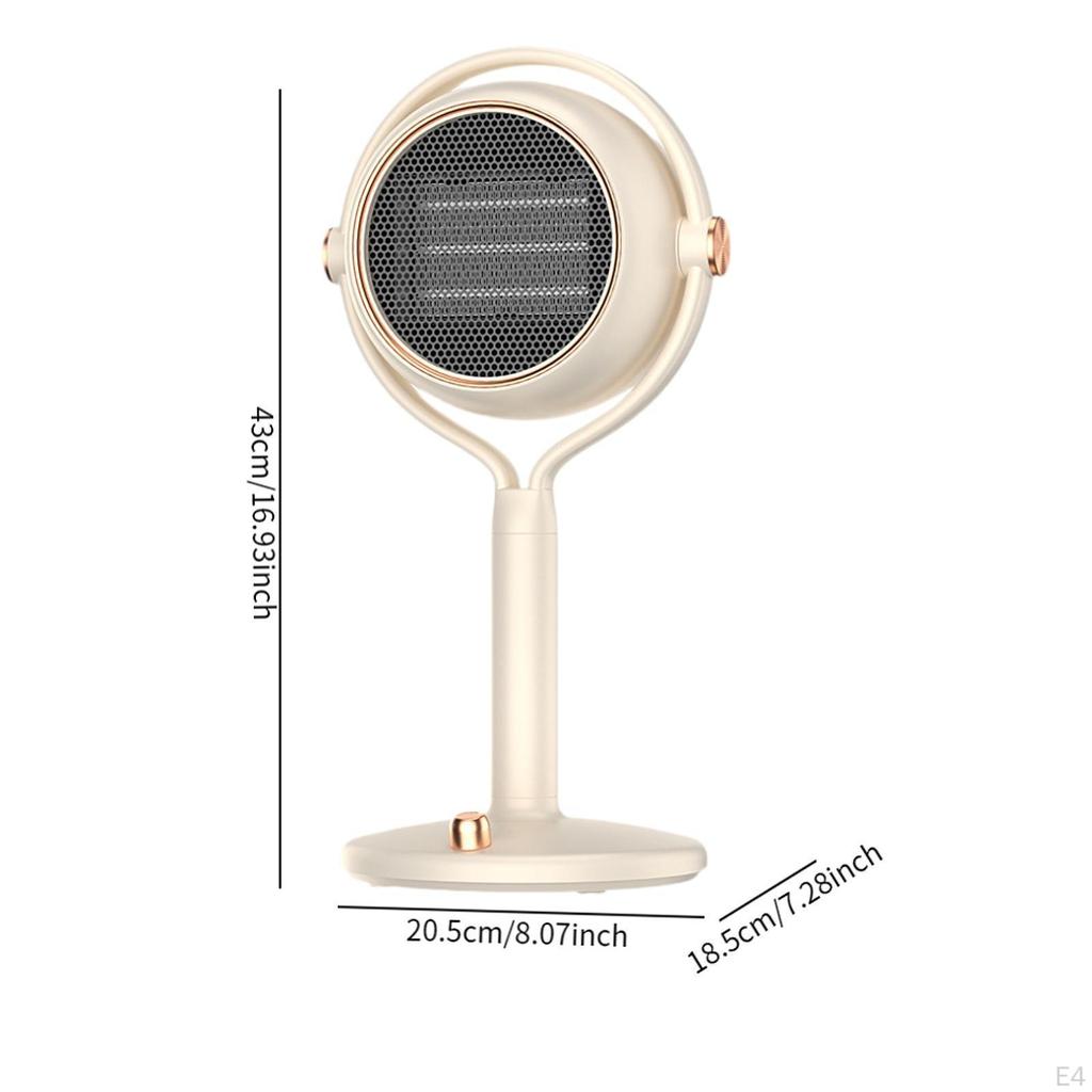 Electric Space Heater Compact Indoor for Living Room Home Office Desk Desktop