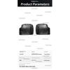 For Suzuki Jimny JB64 JB74 2018 2019 2020 2021 2022 2023 2024 2025 Matte black Car Rearview Mirror Trim Cover LHD RHD ABS 1Pair