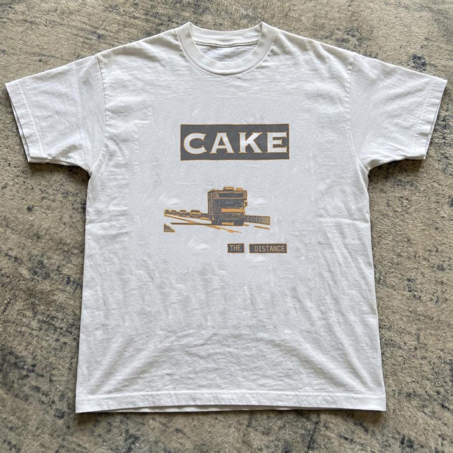 the distance T-Shirt, Unisex tee Cotton,Distressed Graphic Tee 4XL