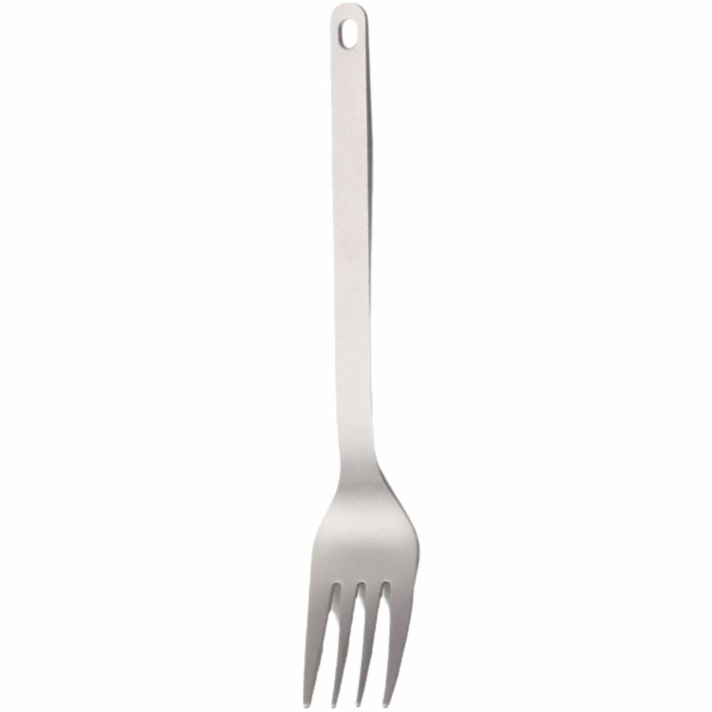 2 Pcs/Set Reusable Titanium Tableware Portable Flatware Set Durable Utensils  Outdoor Camping
