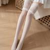 0D Hold Up Lovely Lace Stockings Summer Sun Protection Thigh-high Long Socks Women Sexy Breathable Stockings Ultra-thin Hosiery