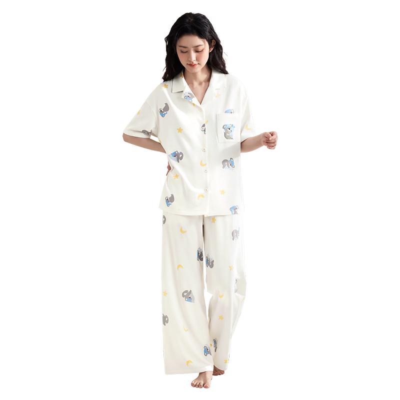 Ultra-Soft Cool-Touch Modal Cotton Women s Summer Pajama Set M