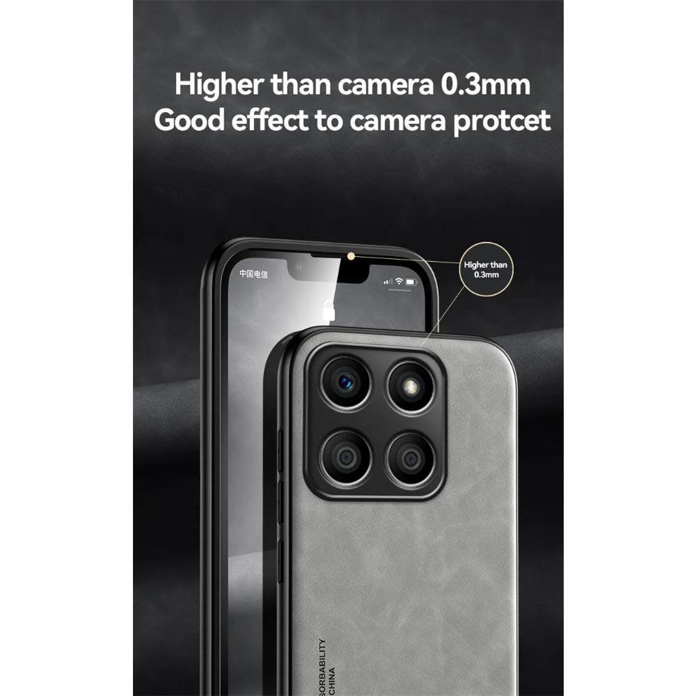 Luxusní nárazuvzdorný stojan pro Honor 200 Lite 90 Smart X9B X8b X8a X7B 5G 4G Ochranný držák do auta s magnetickým přísavkem Texturovaný plný ochranný kryt