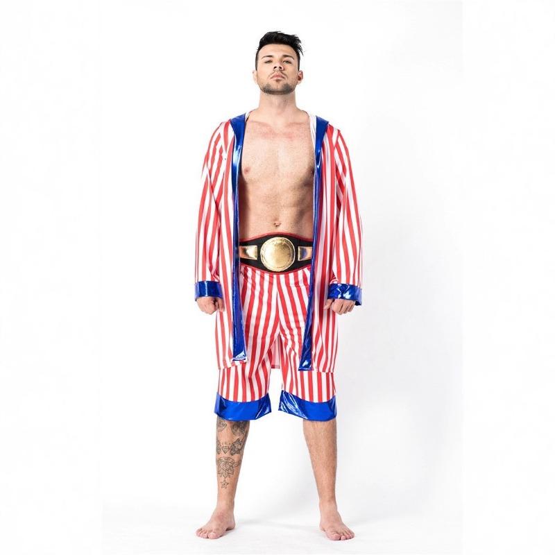 Halloween Paar Boxanzug Professionelles Verkleidungs-Performance-Kostüm Kampftraining Sanda Sportanzug