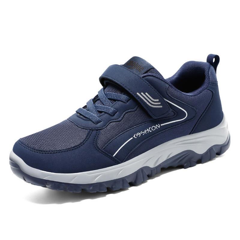 

Sneakers women s 2025 spring new 2025 direct sales couple Velcro casual comfortable middle-aged and elderly walking shoes 44