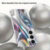 Laser Crystal Fluid Plated Glass Design Phone Case Phone Case Suitable for Samsung Galaxy S26 S25 S24 S22 S21 S20 FE/Ultra/Plus