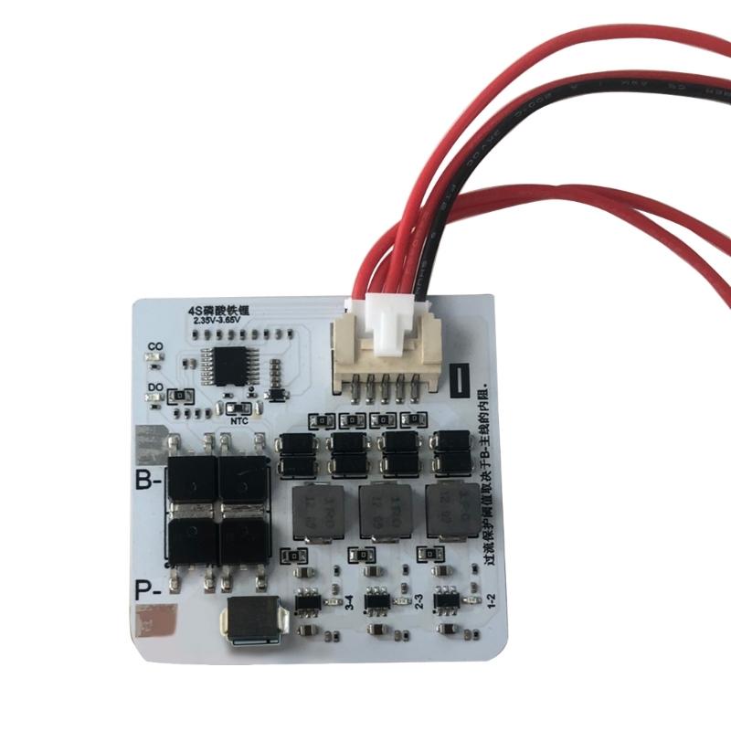 

Lithium Iron Phosphate Protections Board Management Board with Overcharge & Short Circuits Safety for 4 Cell Battery Packs