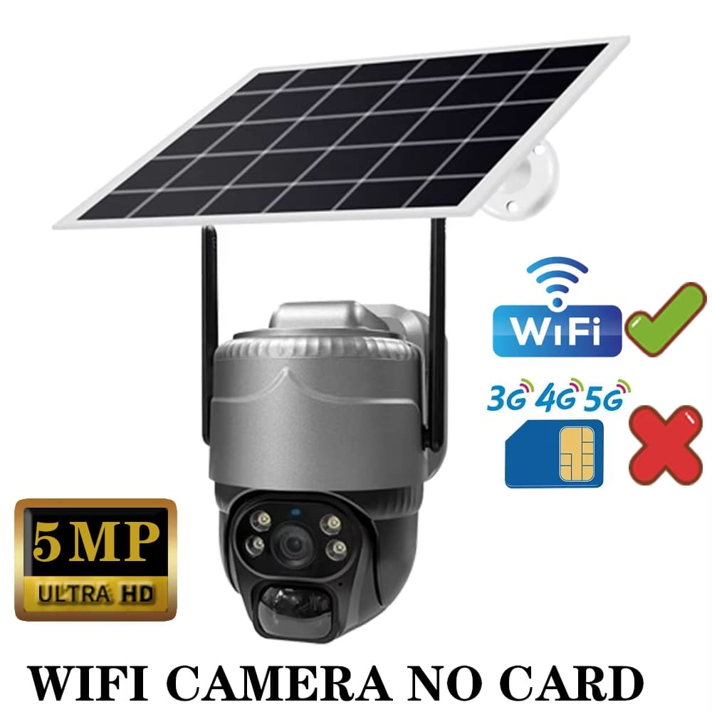 V380 5MP WIFI / 4G kamera Solární PIR detekce člověka Noční vidění Venkovní vodotěsné zabezpečení Video IP PTZ Camara CCTV monitor
