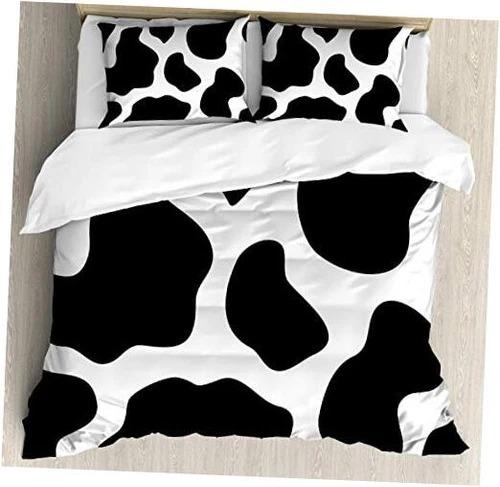 Dairy Cow Soft Duvet Cover Set Bed Decoration First Choice Gift Suitable for Children Young Boys Young Girls Plus Adult Peoples Soft Warm Soft