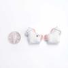 Flocking Fluffy Animal Horse Keychain Pendant Accessory Accessories