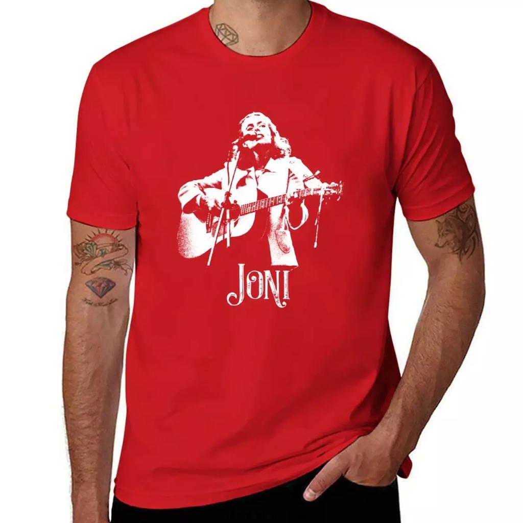 Joni - The White Stencil T-Shirt sweat vintage clothes t shirts for men pack