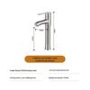Longdai 304 Stainless Steel Hot & Cold Basin Faucet