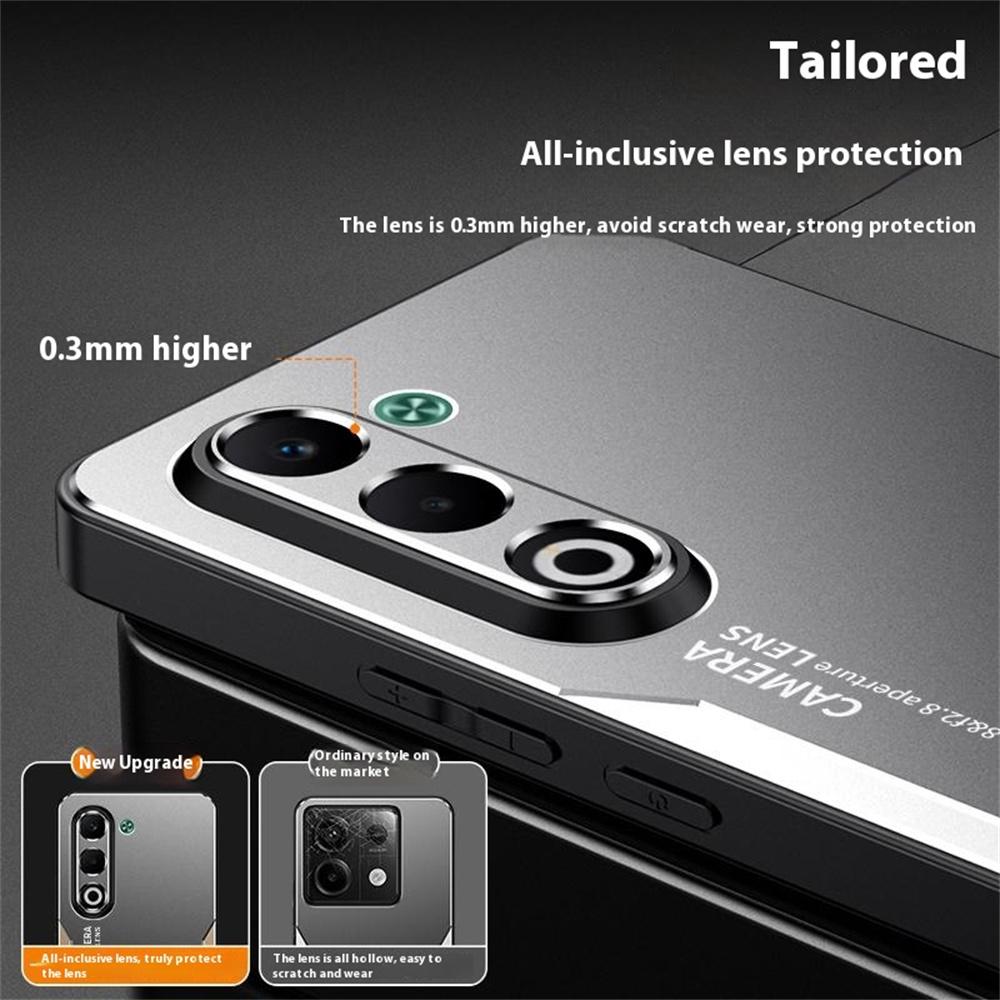 For Oppo A5 5G Telefondeksel Aluminiumlegering TPU PC Bakdeksel