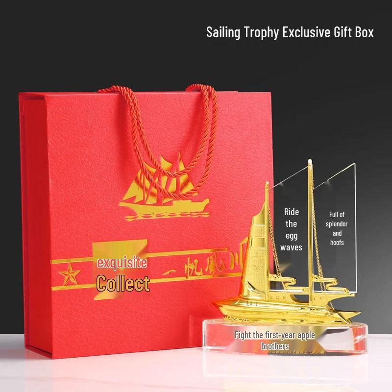 Smooth Sailing Commemorative Crystal Ornament 3