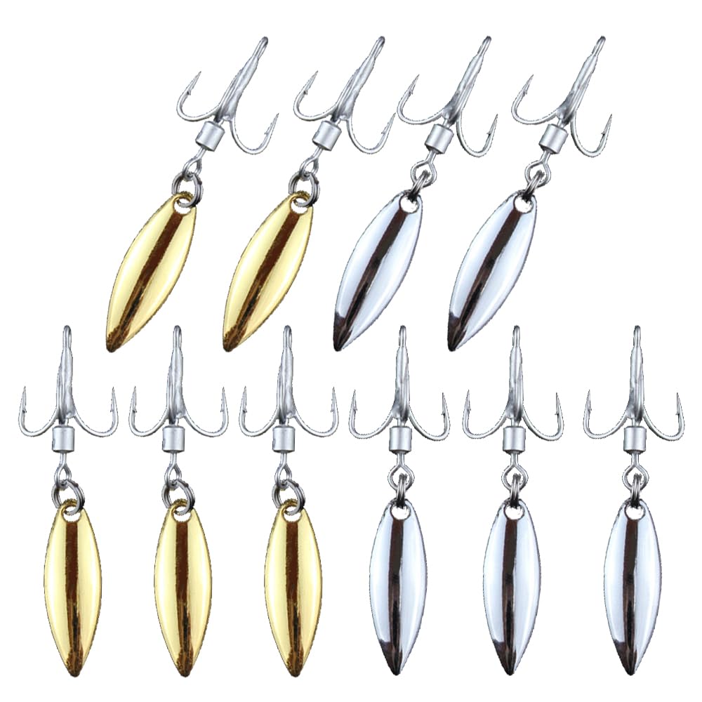 Lure Triple Hook Blade Hook Spin Blade Treble Hook Spin 2.5cm 0.8cm