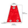 Professional Triangular Core Cover 3 Holes Metal Guitar Adjustment Rod Covers