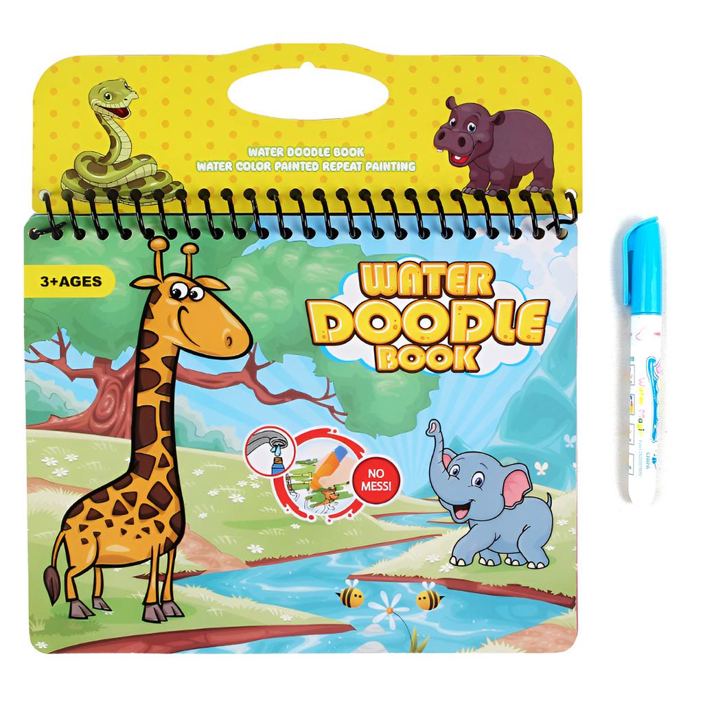 Children's Magic Picture Book Can Be Repeatedly Doodled Using Clean Water Painting And Coloring