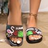 New Summer Fashion Comfortable Round-toe Anti-slip Roman Sandals Casual Versatile Large Size High-end Flat Shoes for Women