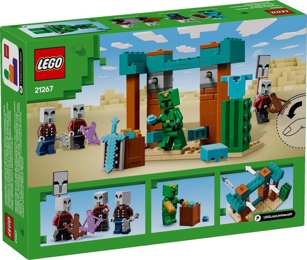 Lego 21267 Minecraft - Pustynny Patrol Złosadników