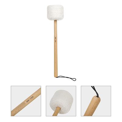 Tibetan Style Singing Bowl Mallet Made with Strong Beech Wood and Comfortable Fleece for Mindfulness Rituals Bowl Striker Tool