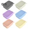 Leak-Proof Silicone Travel Soap Case with Drainage Lid Compact Design Portable Bar Soap Container Soap Holder