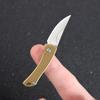 Brass Foding Knife Portable Mini Pocket Knives for Men Gift Keychain Outdoor Survival Multitool EDC For Unpacking Express Boxes