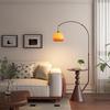 OEING American Retro Floor Lamp with Shelf