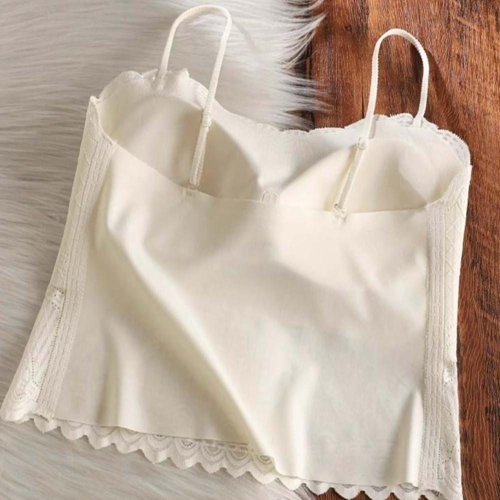 Ice Silk Lace Corset Slim Fit Suspender Vest Spicy Girl Style Crop Tops Travel